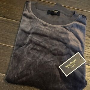 Juicy Couture Charcoal Velvet Top